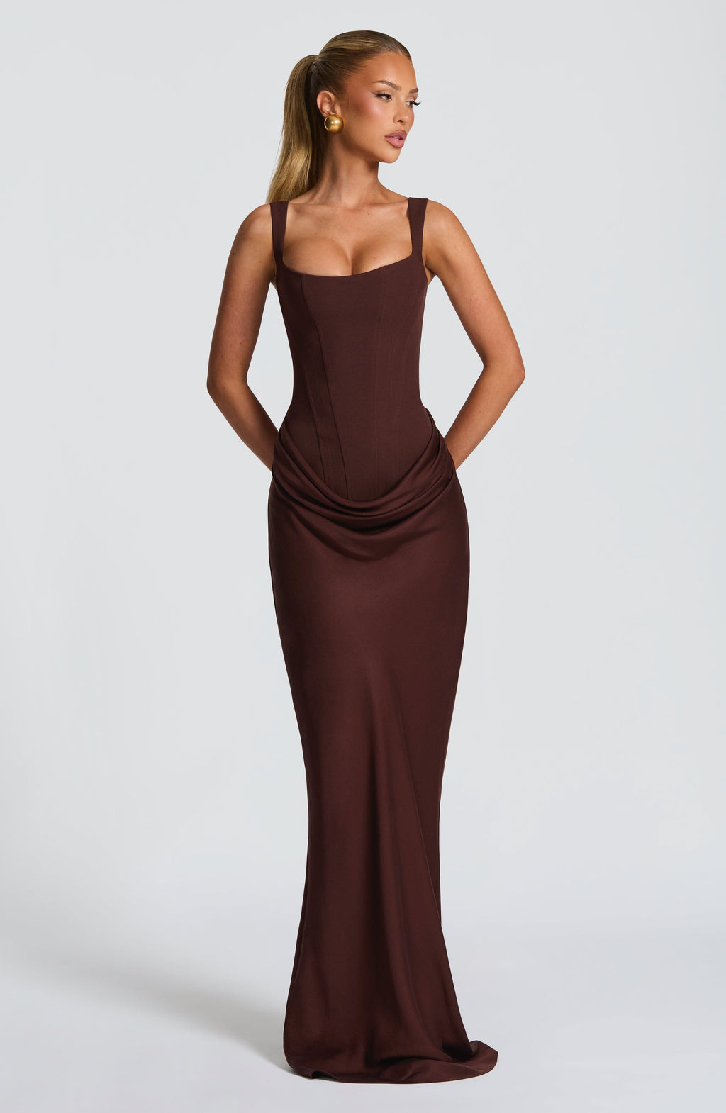 Clara shaping maxi dress