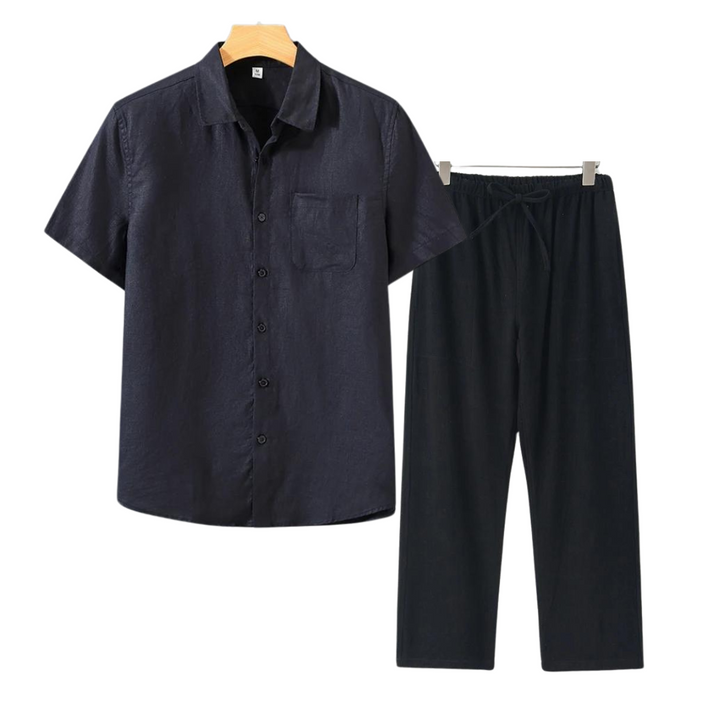 Bijou linnen comfort set short