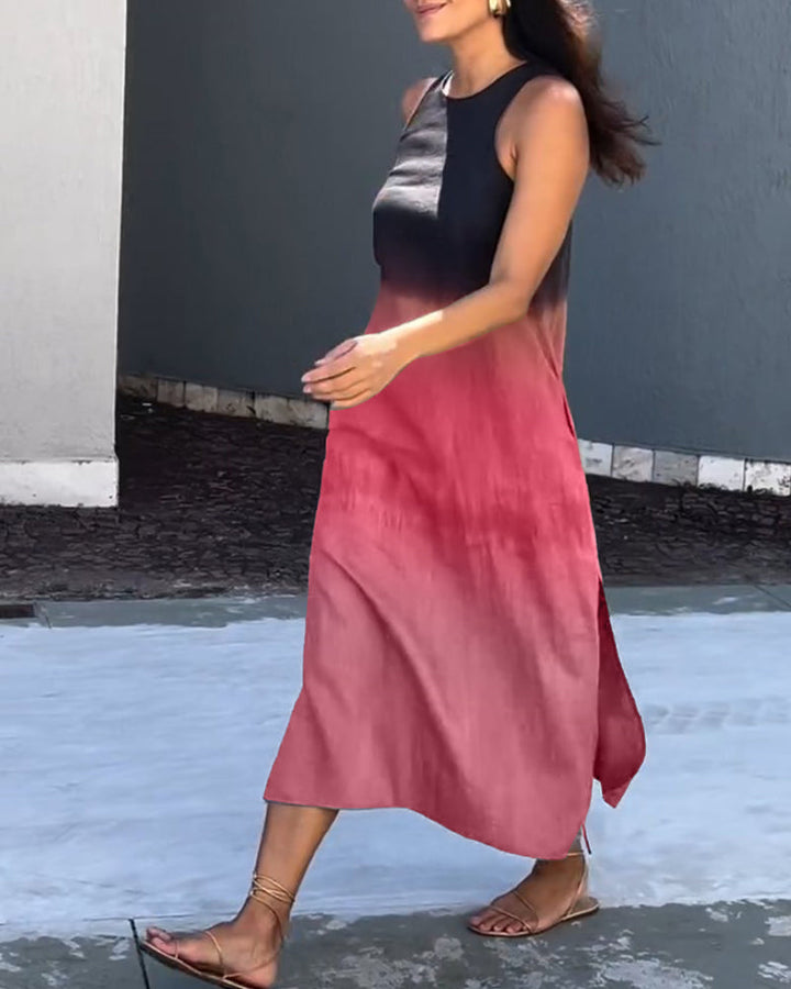 Alyssa sleeveless comfort dress