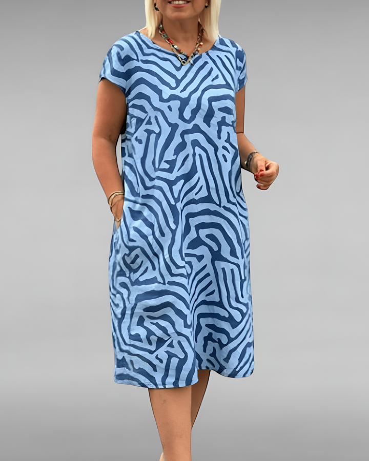 Hannah printed summer dress
