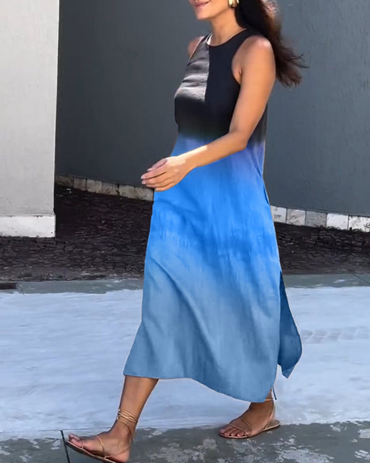 Alyssa sleeveless comfort dress