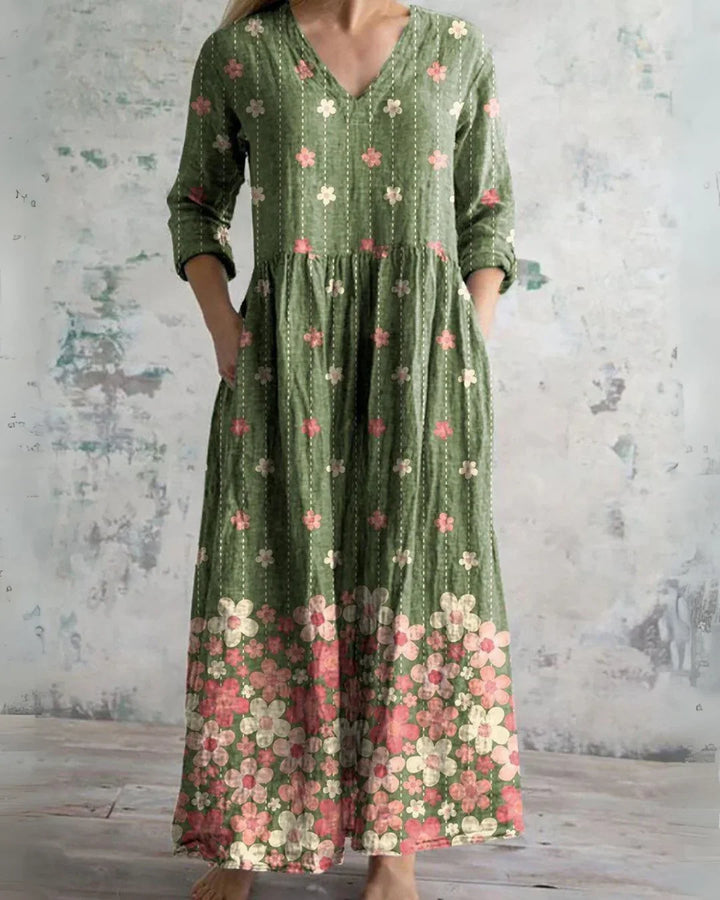 Dorothy floral maxi dress