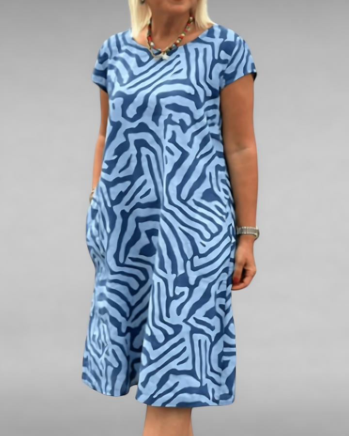 Hannah printed summer dress