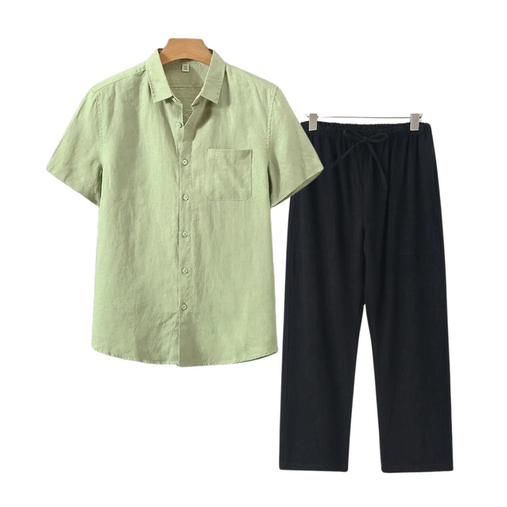 Bijou linnen comfort set short