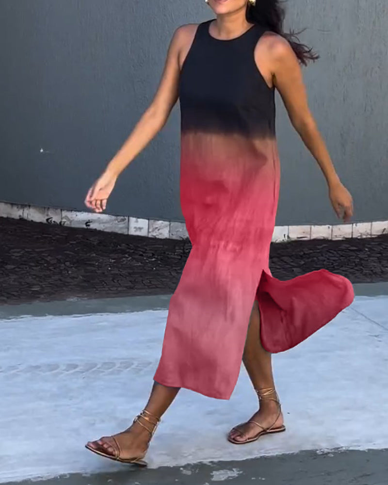 Alyssa sleeveless comfort dress