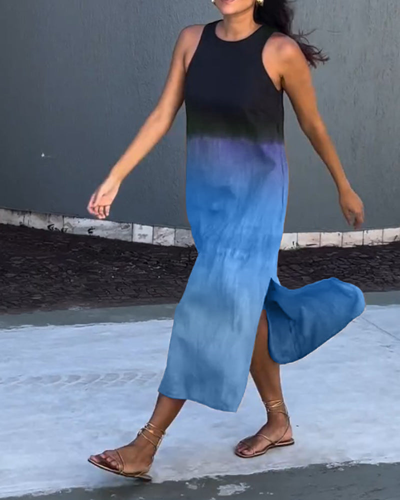 Alyssa sleeveless comfort dress