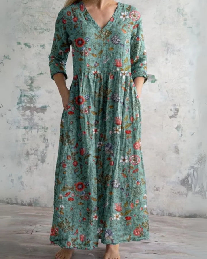 Dorothy floral maxi dress