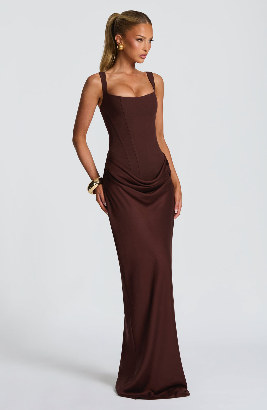 Clara shaping maxi dress