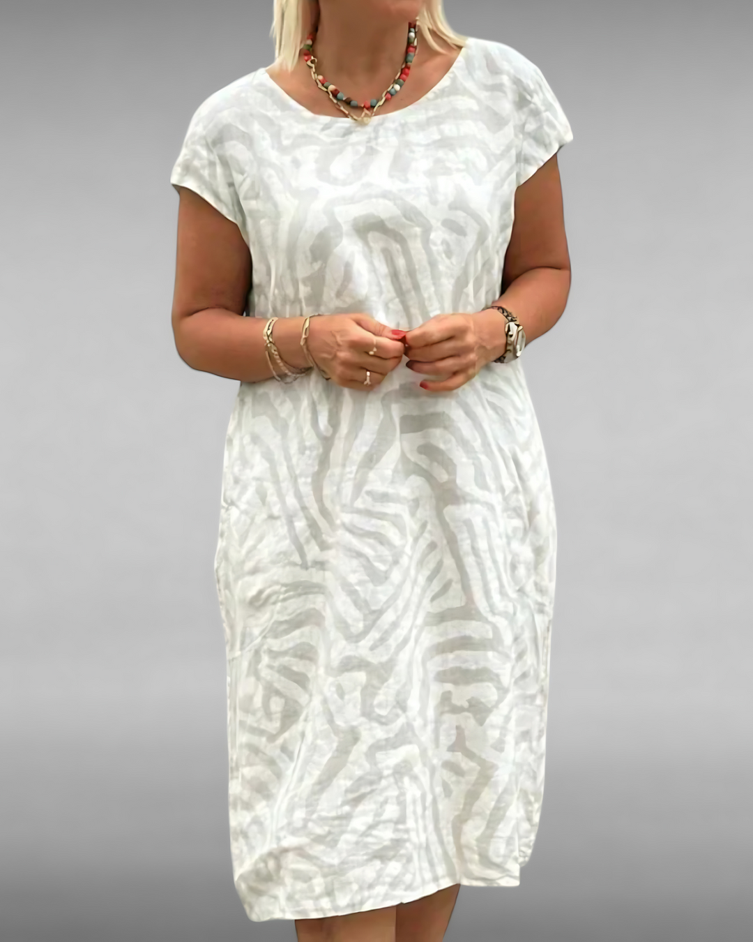 Hannah printed summer dress