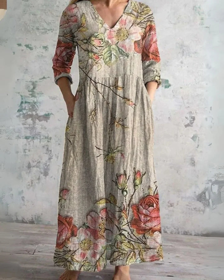 Dorothy floral maxi dress