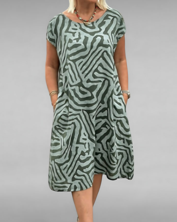 Hannah printed summer dress