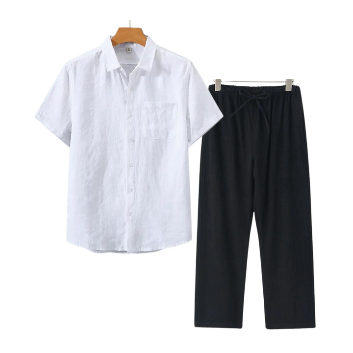 Bijou linnen comfort set short