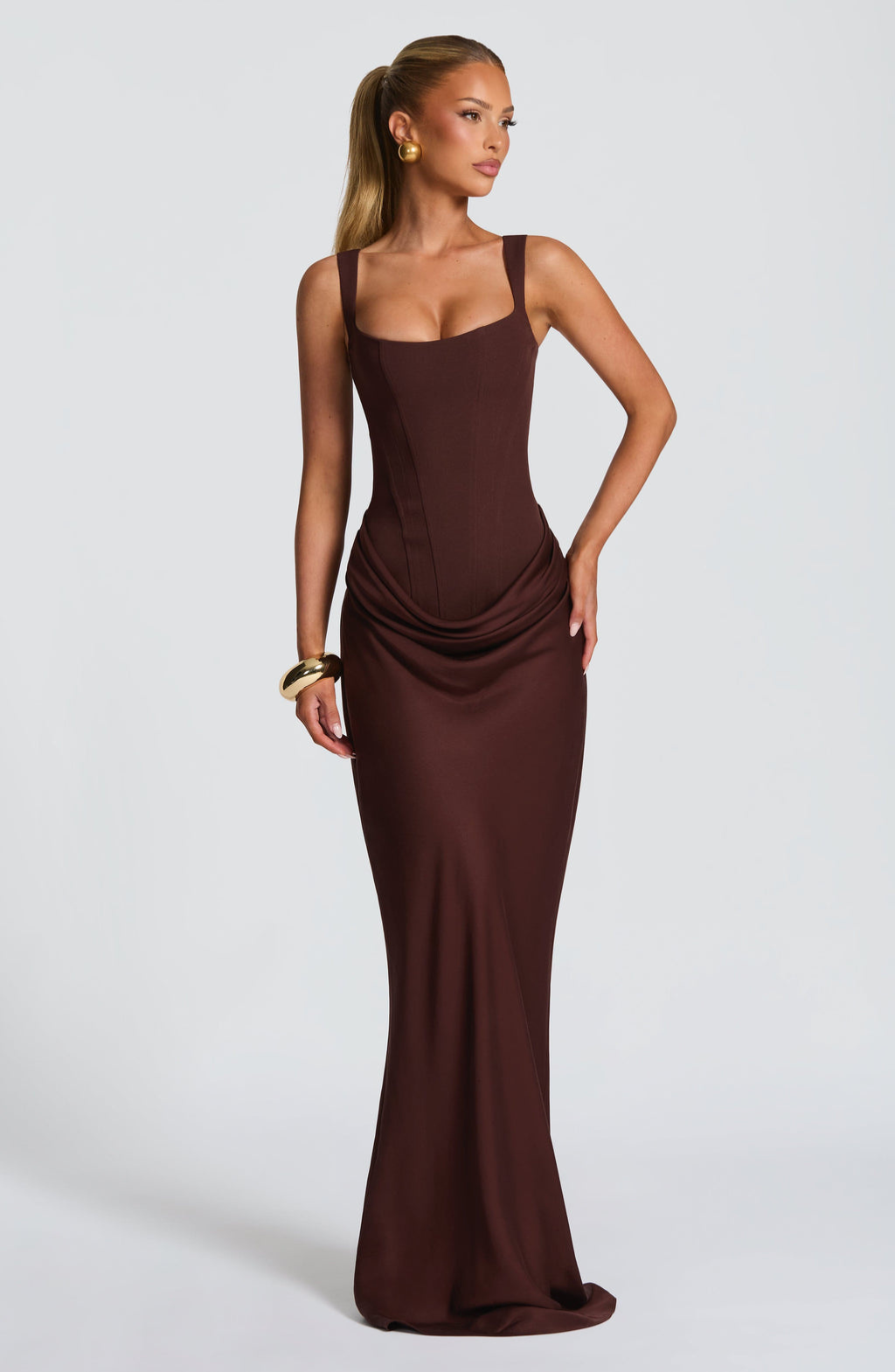 Clara shaping maxi dress