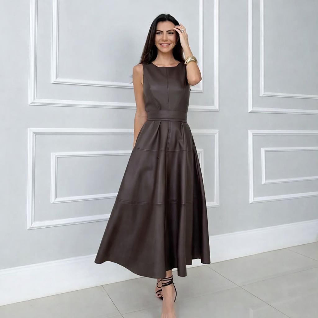 Claudia midi comfort dress