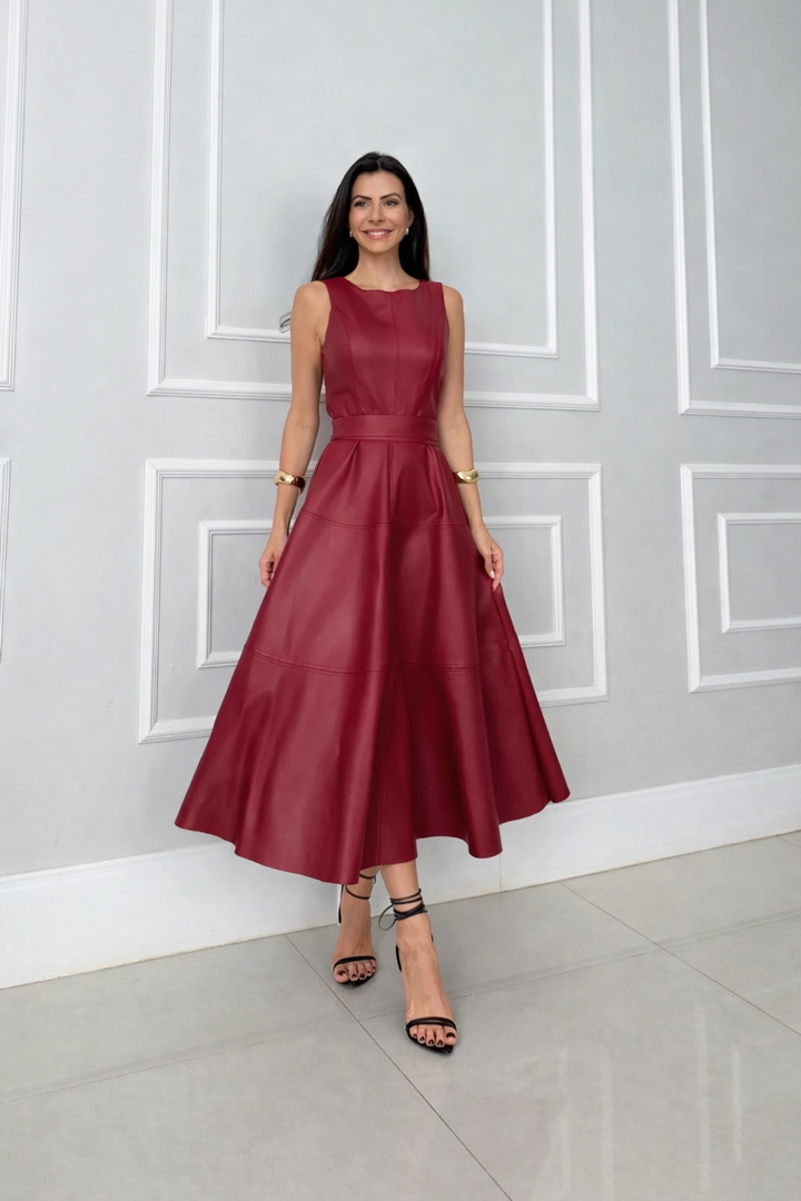 Claudia midi comfort dress