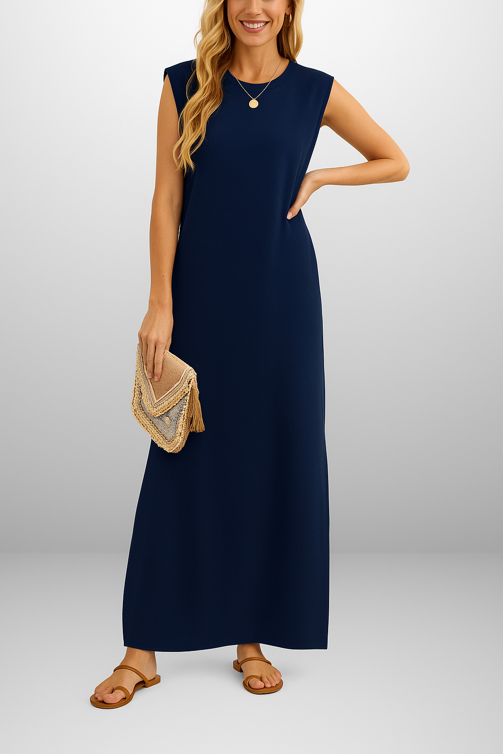 Linda long comfort dress