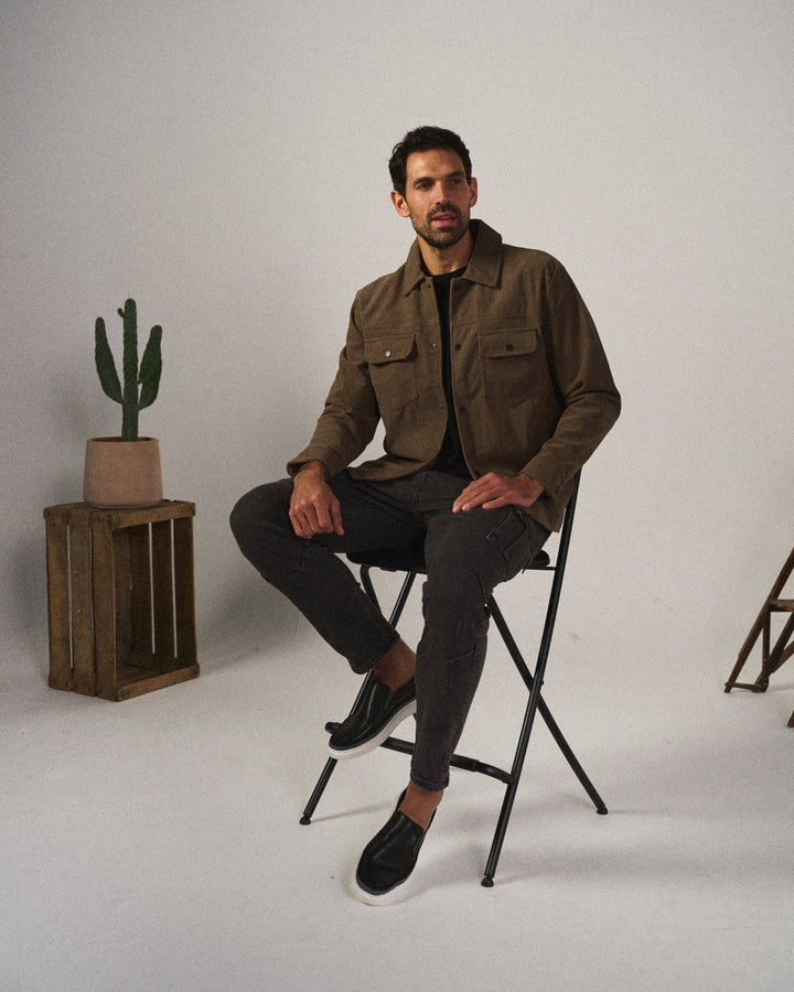 Trevor Cushioned Slip On Sneakers