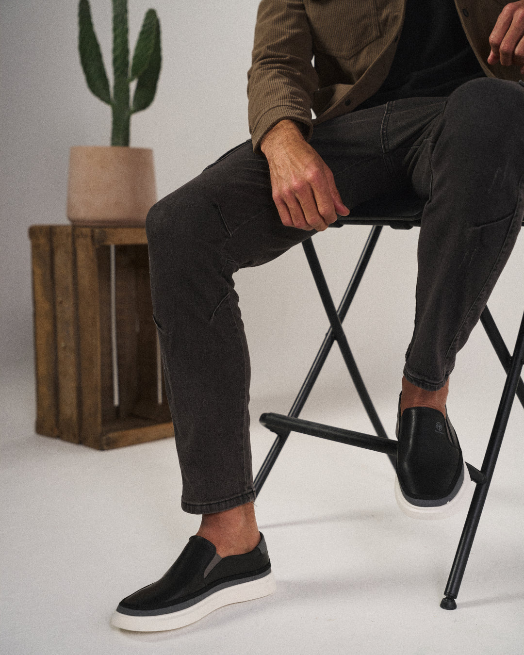 Trevor Cushioned Slip On Sneakers
