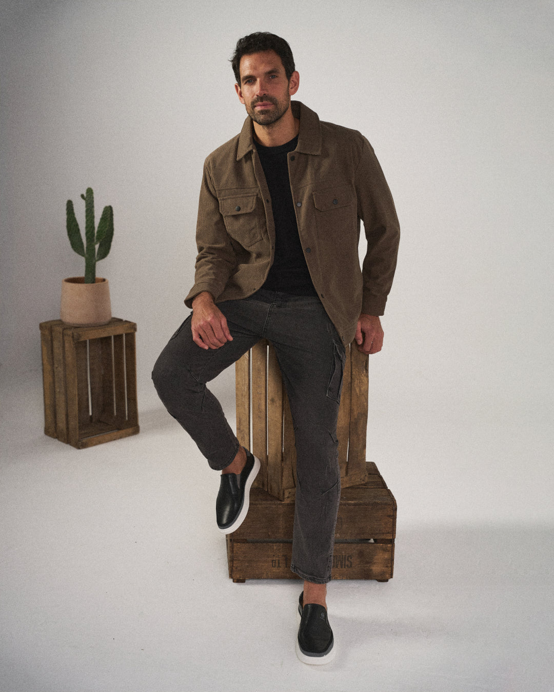 Trevor Cushioned Slip On Sneakers