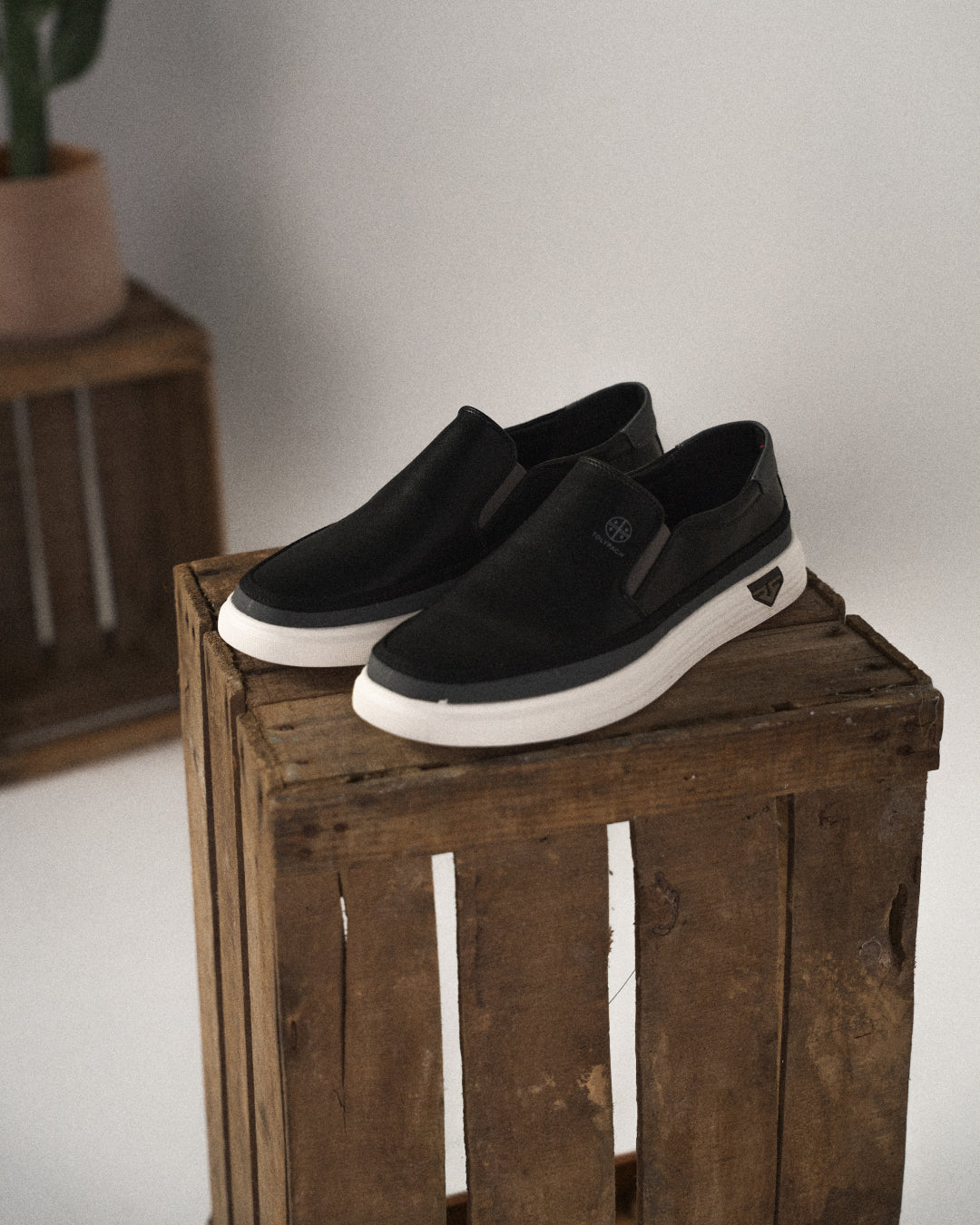 Trevor Cushioned Slip On Sneakers