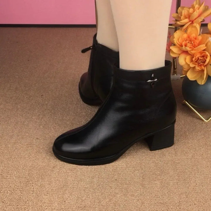 Diana leather orthopedic boots