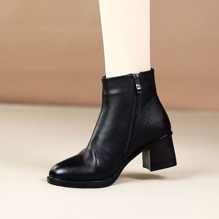 Diana leather orthopedic boots