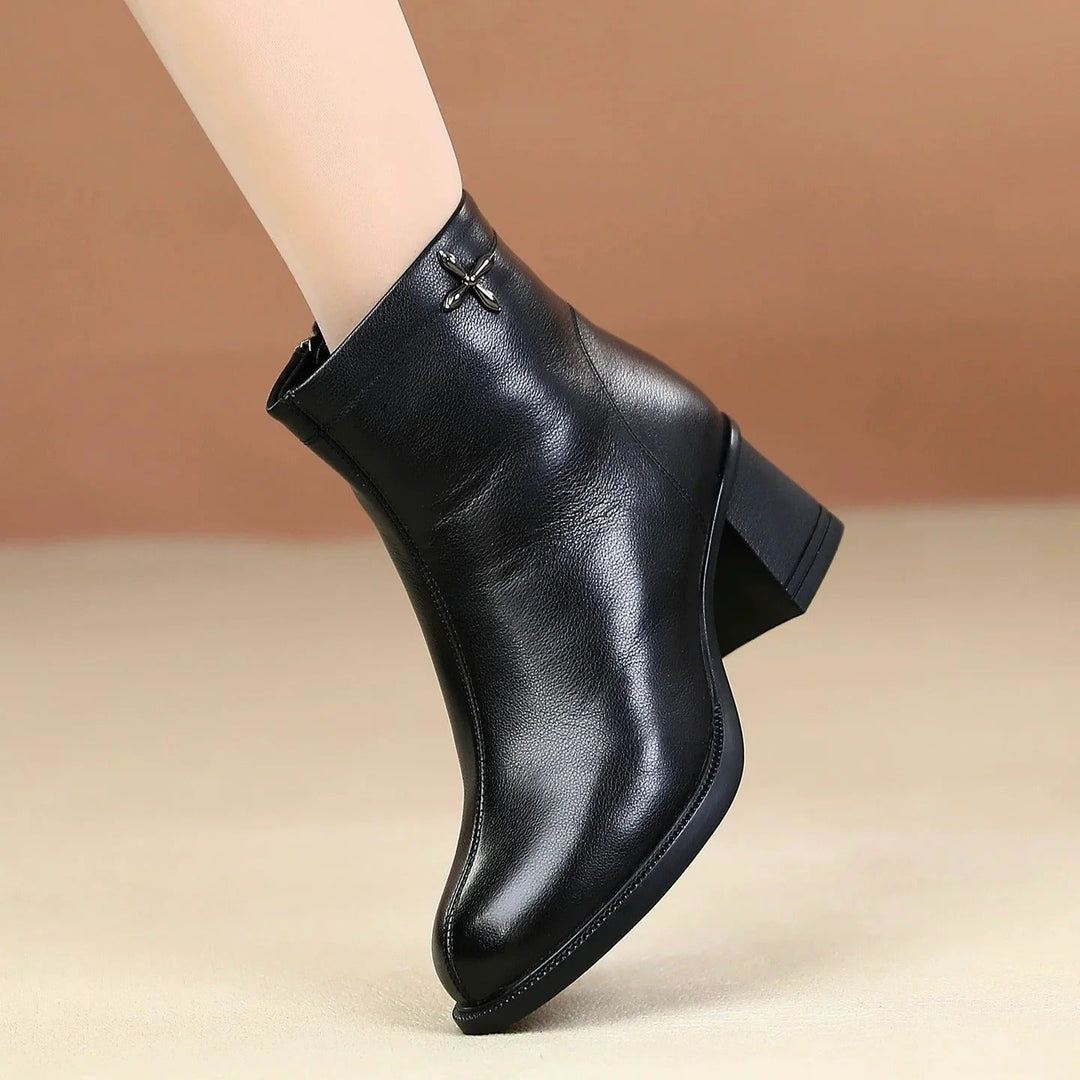 Diana leather orthopedic boots