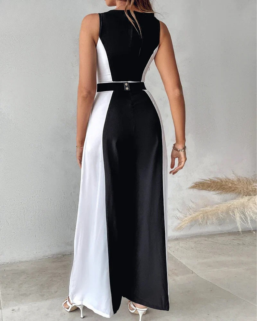 Carmen sleeveless v neck jumpsuit