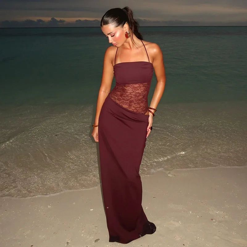 Opal lace maxi dress