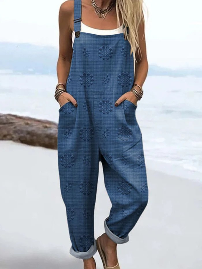 Jane relaxed denim overalls