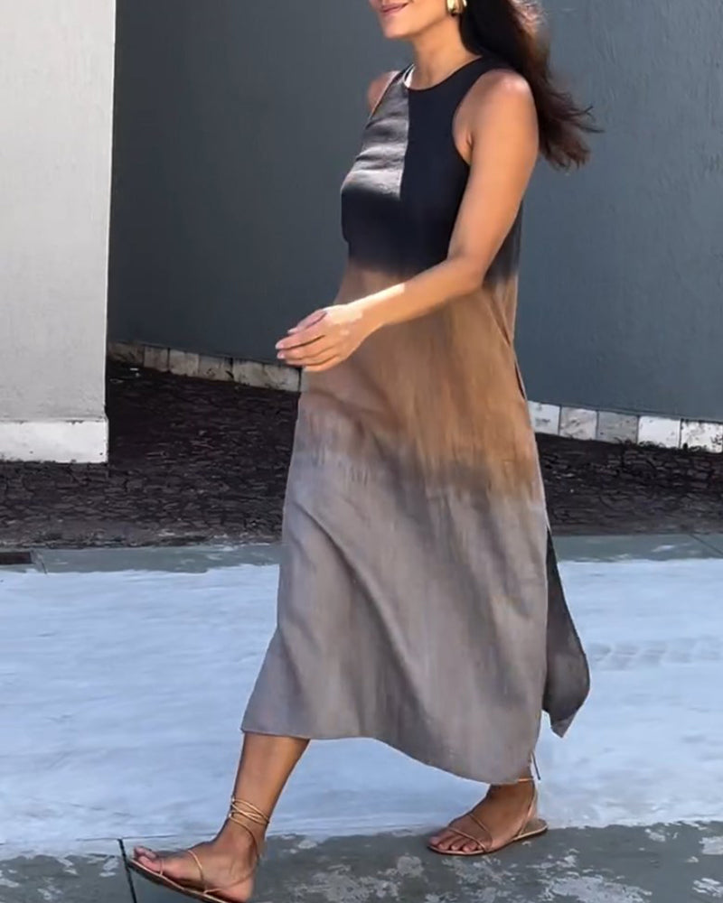 Alyssa sleeveless comfort dress