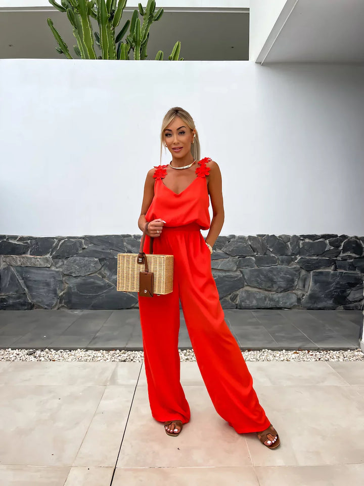 Nadia long strap jumpsuit