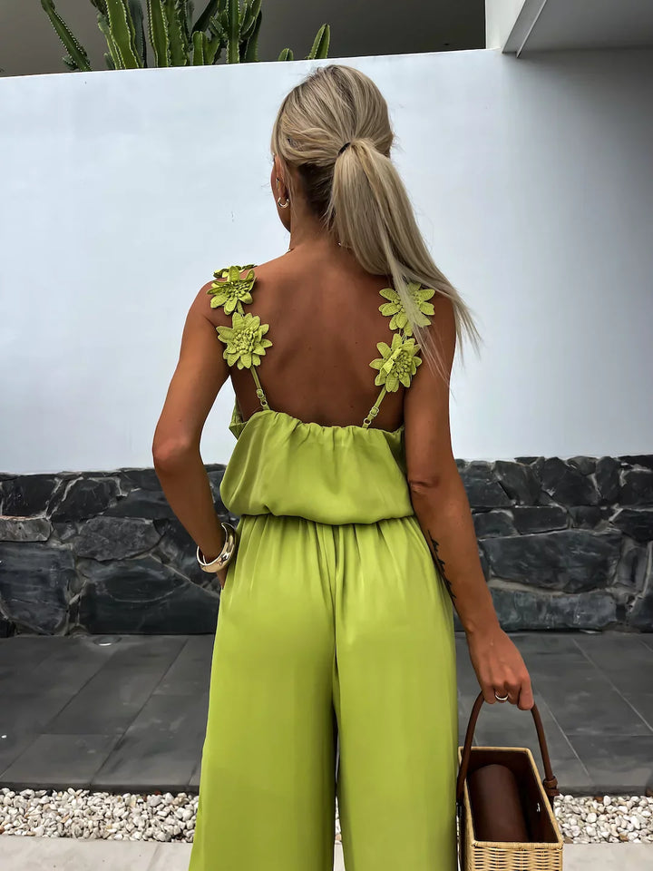 Nadia long strap jumpsuit