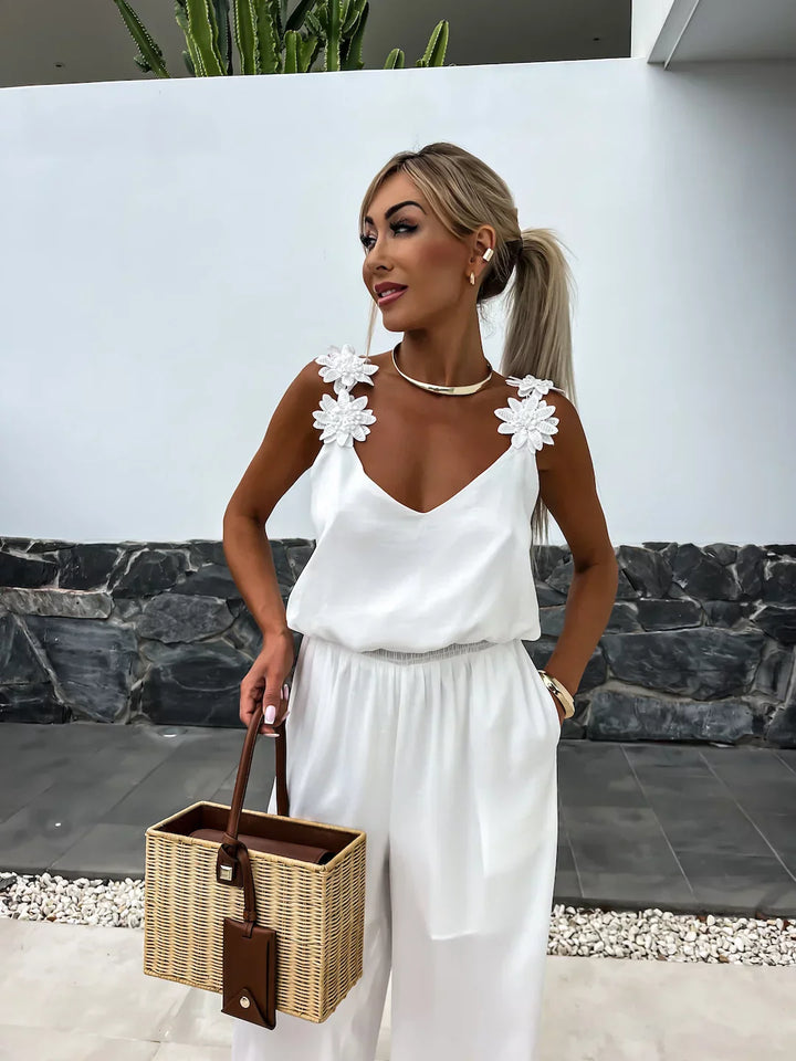 Nadia long strap jumpsuit