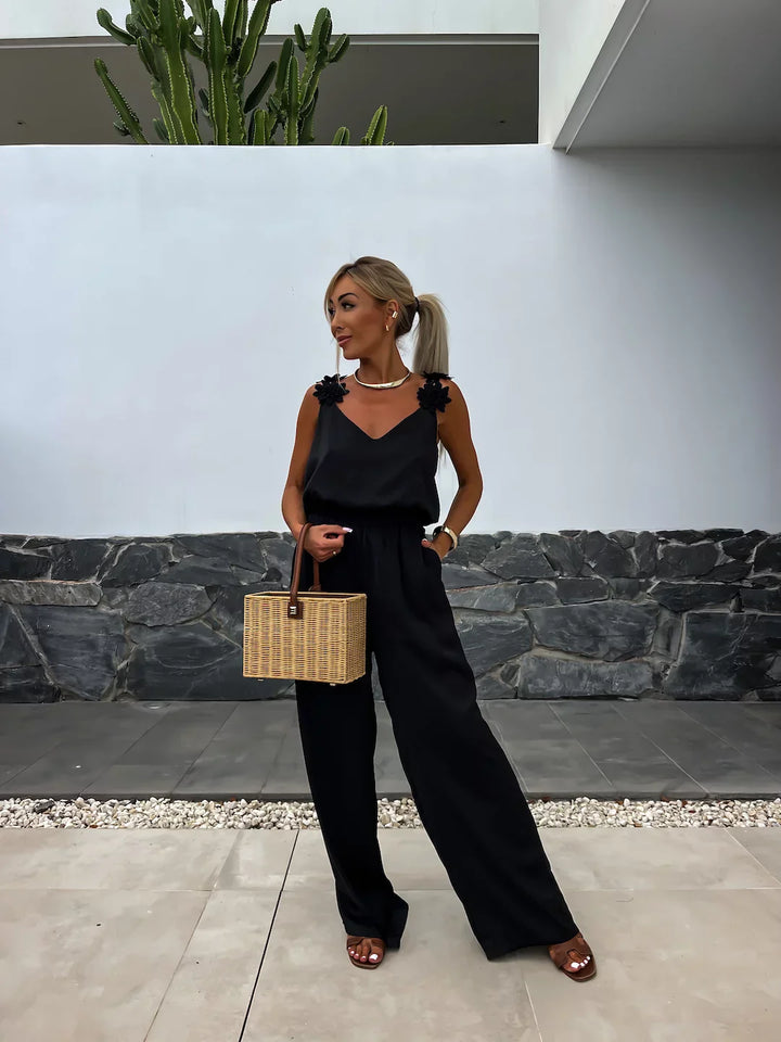 Nadia long strap jumpsuit