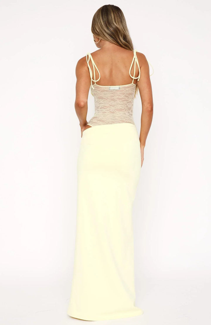 Opal lace maxi dress