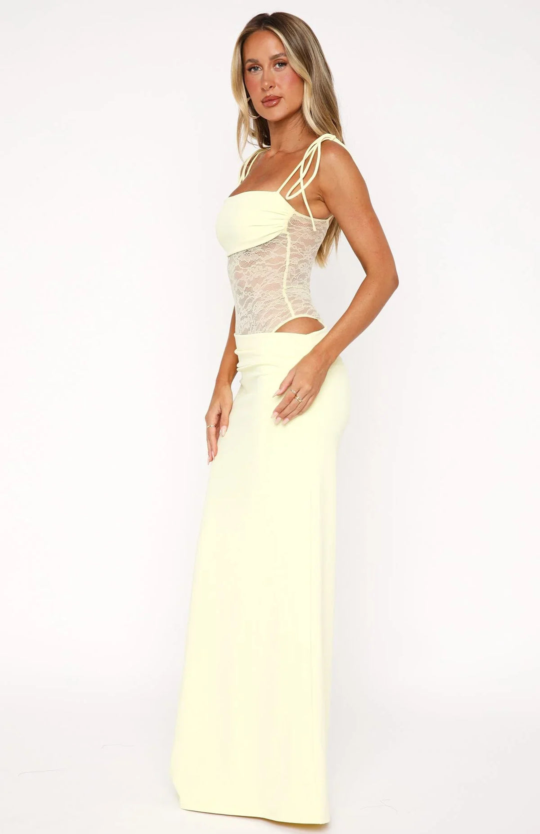 Opal lace maxi dress